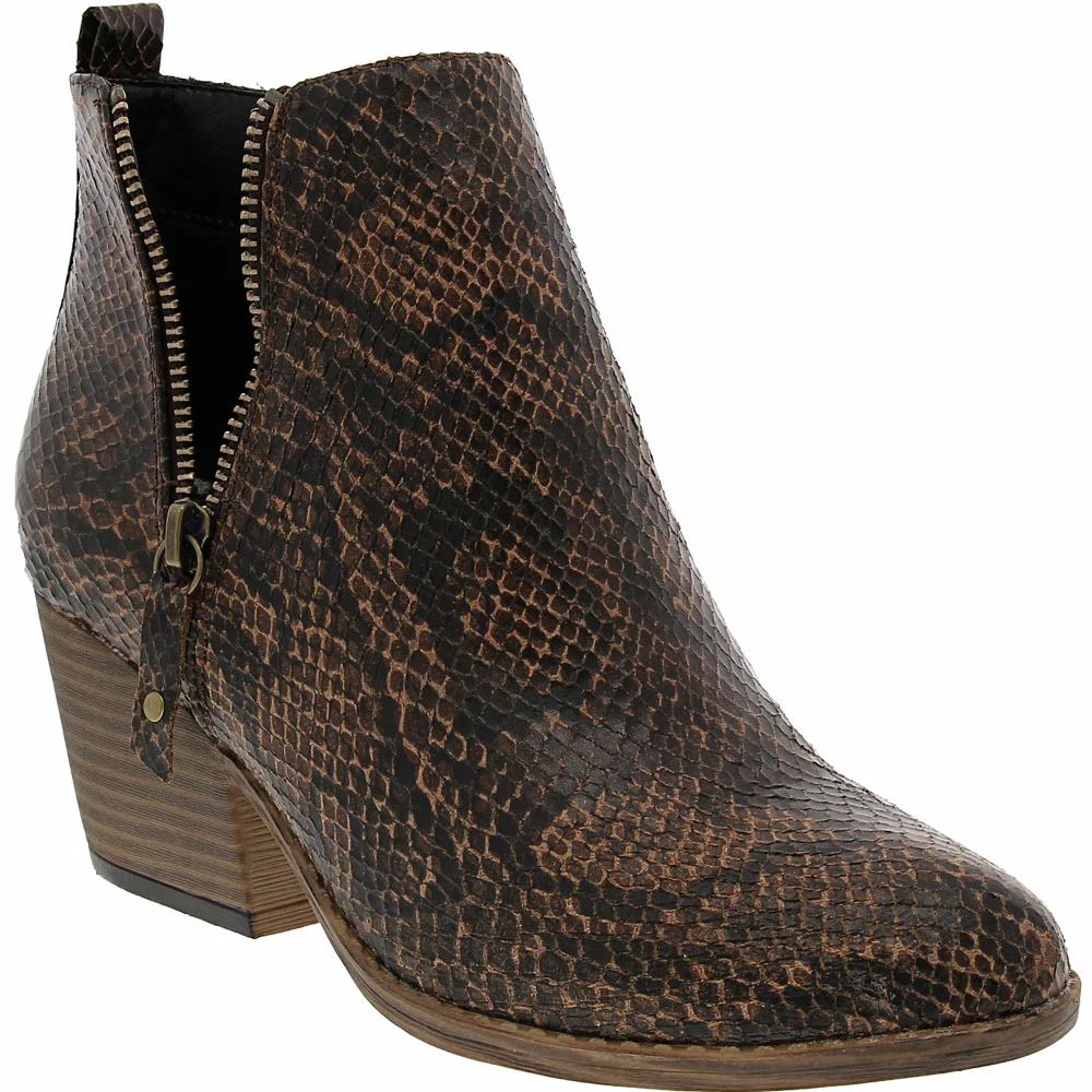 Corkys Tombstone Ankle Boots - Womens Chocolate 2 Corkys Tombstone Ankle Boots - Womens Chocolate - Image 2