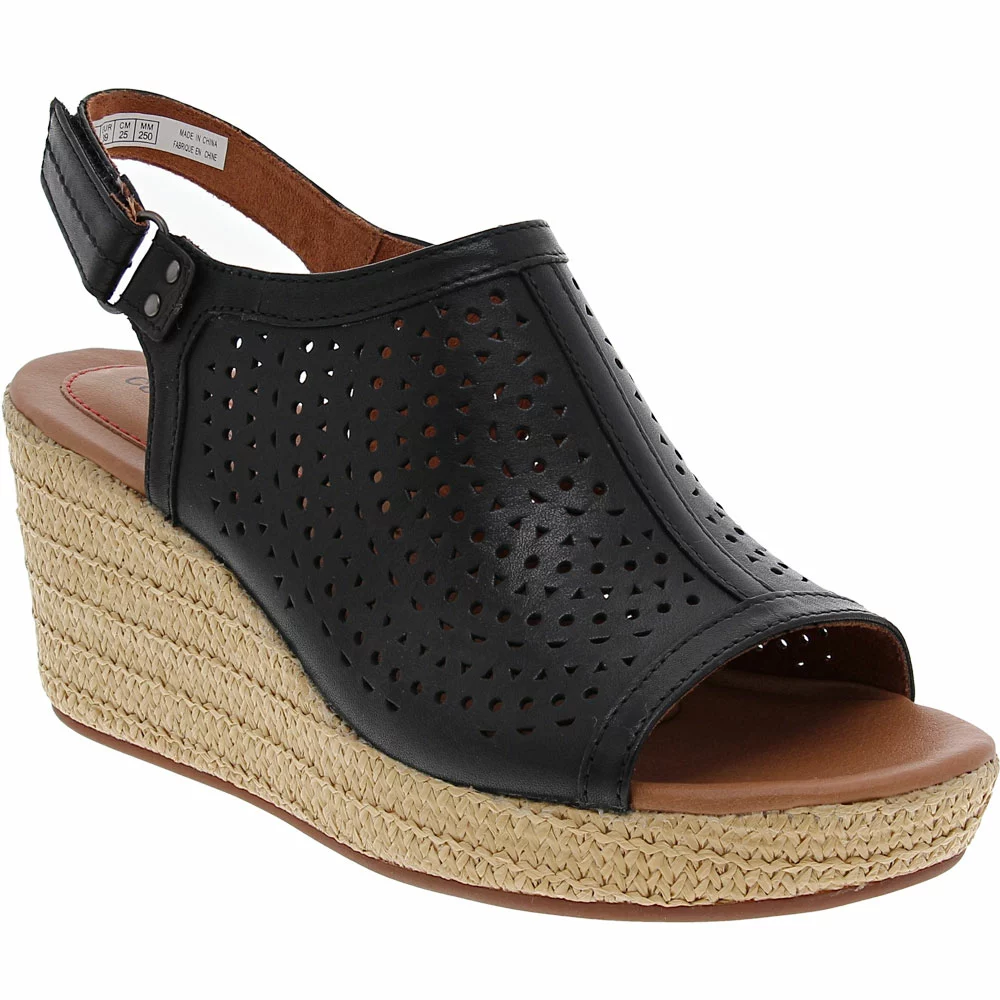 Cobb Hill Erika Slingback Sandals - Womens Black 2 Cobb Hill Erika Slingback Sandals - Womens Black - Image 2