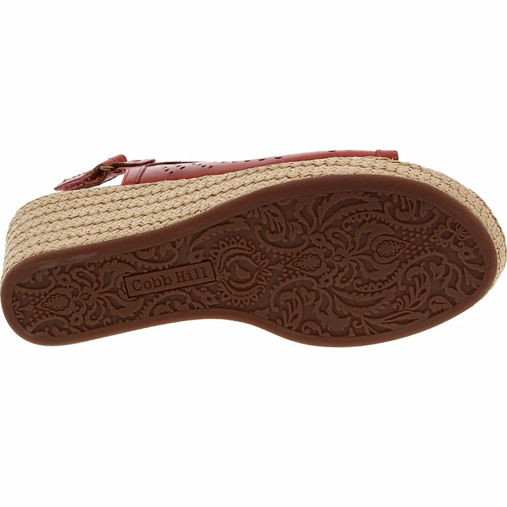 Cobb Hill Erika Slingback Sandals - Womens Red 4 Cobb Hill Erika Slingback Sandals - Womens Red - Image 4