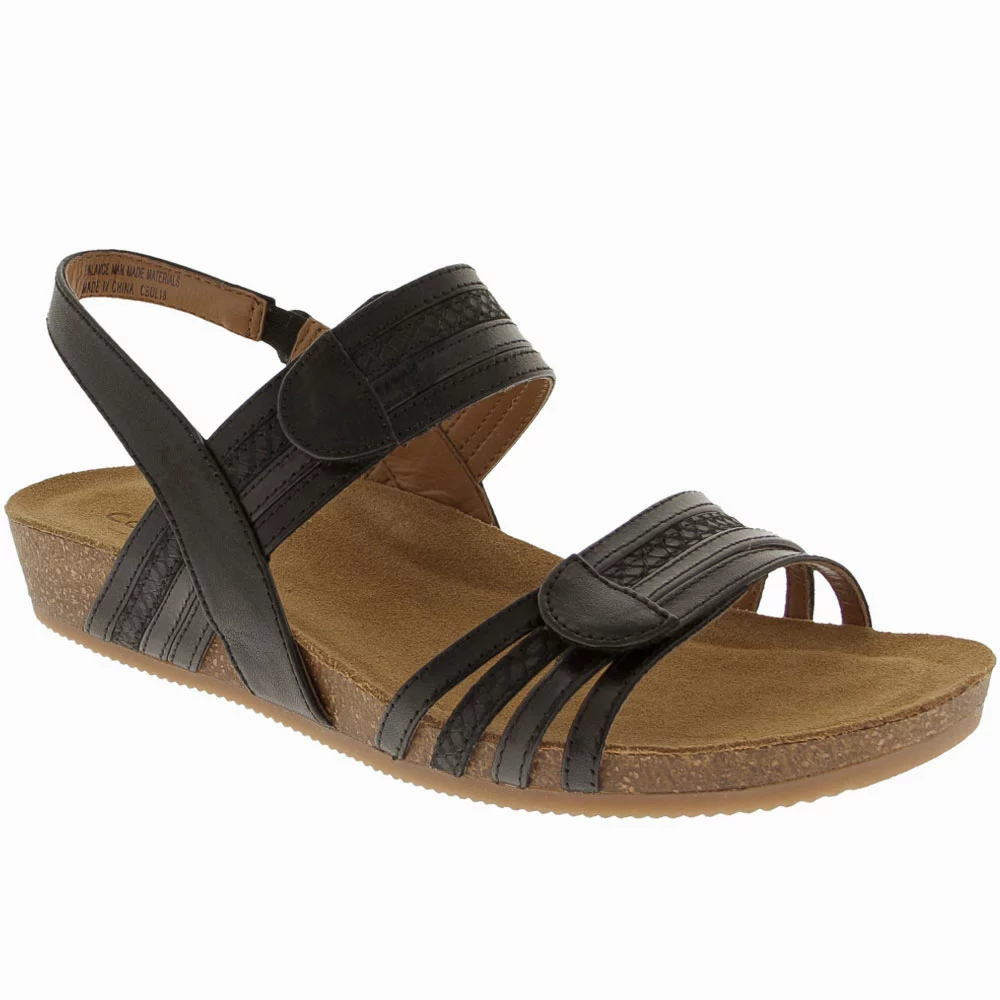 Comfortiva Gabrielle Sandals - Womens Black Multi 2 Comfortiva Gabrielle Sandals - Womens Black Multi - Image 2