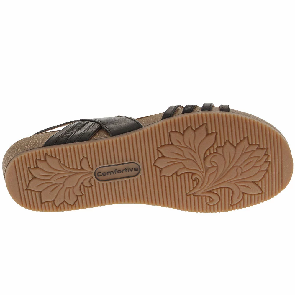 Comfortiva Gabrielle Sandals - Womens Black Multi 4 Comfortiva Gabrielle Sandals - Womens Black Multi - Image 4