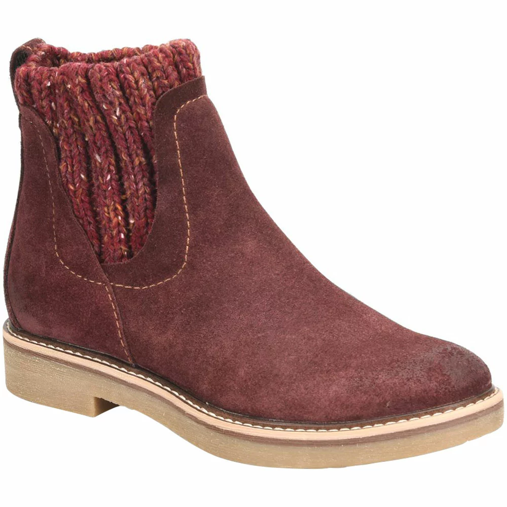 Comfortiva Rawnie Casual Boots - Womens Red Suede 2 Comfortiva Rawnie Casual Boots - Womens Red Suede - Image 2