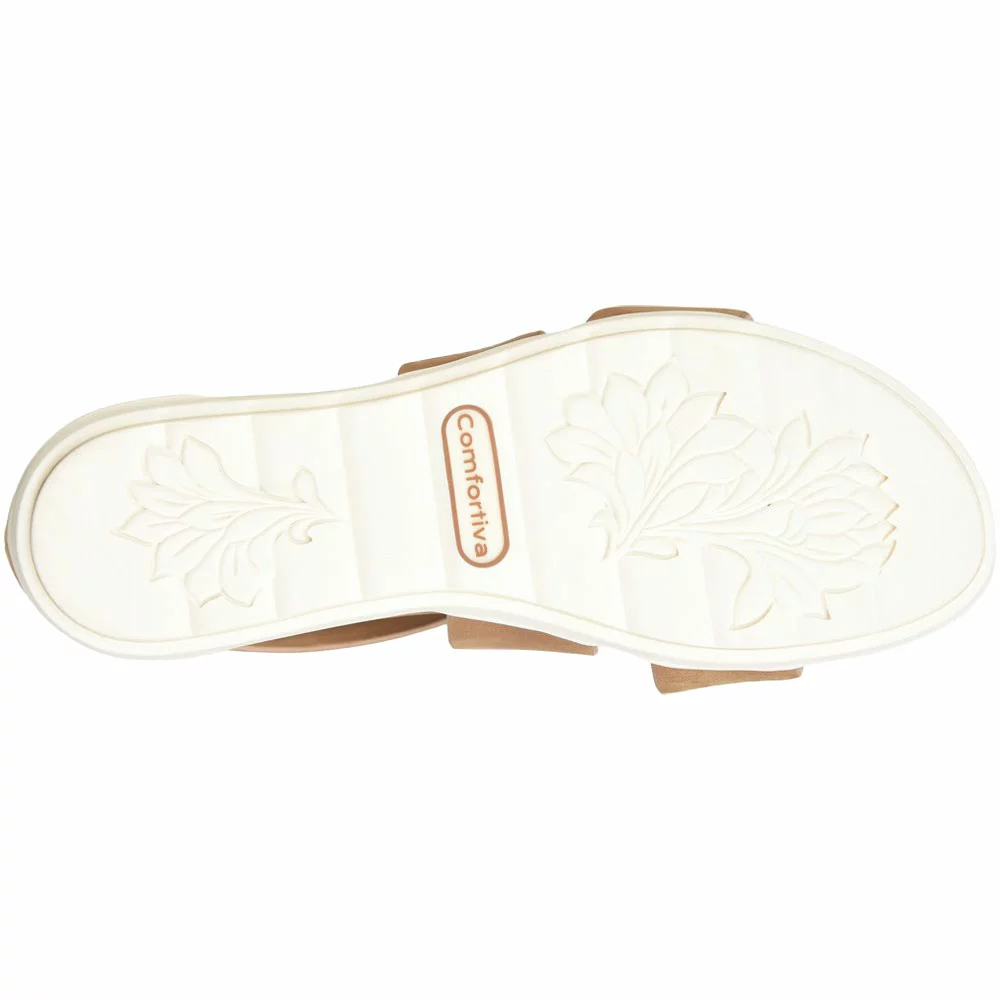 Comfortiva Pacifica Wedge Womens Sandal Pine Cone Tan 4 Comfortiva Pacifica Wedge Womens Sandal Pine Cone Tan - Image 4