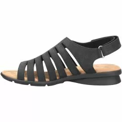 Comfortiva Pisces Sandals - Womens Black -Rogan‘s Shoes shop CM 36701 BLK3