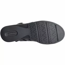 Comfortiva Pisces Sandals - Womens Black -Rogan‘s Shoes shop CM 36701 BLK4
