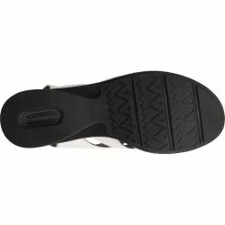 Comfortiva Parma Sandals - Womens White -Rogan‘s Shoes shop CM CT021301 WHT4