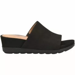 Comfortiva Pax Sandals - Womens Black Nubuck