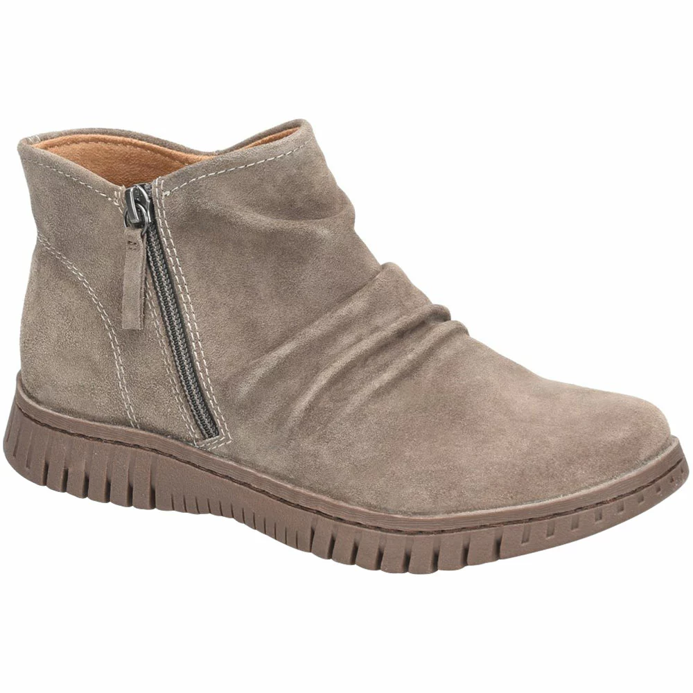 Comfortiva Calla Casual Boots - Womens Taupe Suede 2 Comfortiva Calla Casual Boots - Womens Taupe Suede - Image 2