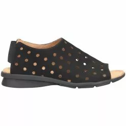 Comfortiva Petal Slip On Casual Shoes - Womens Black Nubuck