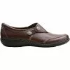Clarks Ashland Lane Q Slip On Casual Shoes - Womens Redwood