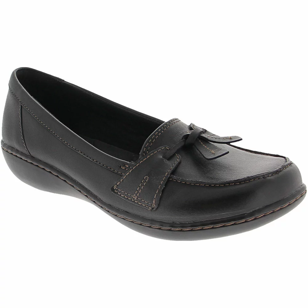 Clarks Ashland Bubble Slip On Casual Shoes - Womens Black 2 Clarks Ashland Bubble Slip On Casual Shoes - Womens Black - Image 2