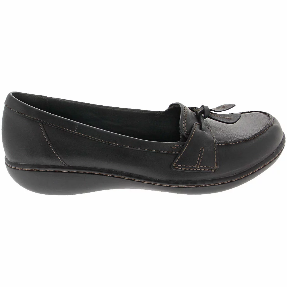 Clarks Ashland Bubble Slip On Casual Shoes - Womens Black 1 Clarks Ashland Bubble Slip On Casual Shoes - Womens Black