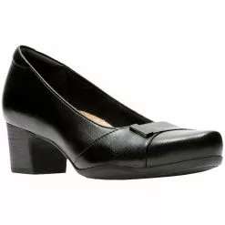 Clarks Rosalyn Belle Casual Dress Shoes - Womens Black -Rogan‘s Shoes shop CX 26111581 BLK1