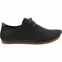 Clarks Janey Mae Casual Shoes - Womens Black
