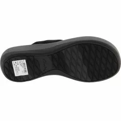 Clarks Arla Glison Flip Flops - Womens Black -Rogan‘s Shoes shop CX 26124906 BLK4