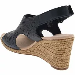 Clarks Lafley Rosen Sandals - Womens Navy -Rogan‘s Shoes shop CX 26133805 NVY3