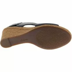 Clarks Lafley Rosen Sandals - Womens Navy -Rogan‘s Shoes shop CX 26133805 NVY4