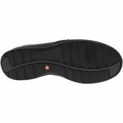 Unstructured By Clarks Adorn Zip Slip On Casual Shoes - Womens Black -Rogan‘s Shoes shop CX 26137017 BLK4