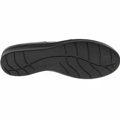 Clarks Hope Roxanne Slip On Casual Shoes - Womens Black -Rogan‘s Shoes shop CX 26137200 BLK4