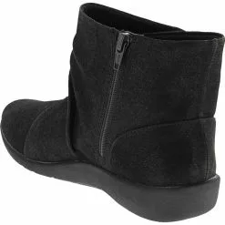 Clarks Sillian Tana Ankle Boots - Womens Black -Rogan‘s Shoes shop CX 26137566 BLK3