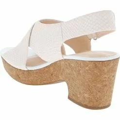 Clarks Maritsa Lara Sandals - Womens White Grey -Rogan‘s Shoes shop CX 26141394 WGY3