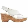 Clarks Maritsa Lara Sandals - Womens White