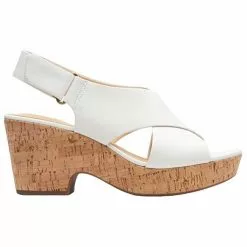 Clarks Maritsa Lara Sandals - Womens White