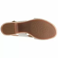 Clarks Maritsa Lara Sandals - Womens White -Rogan‘s Shoes shop CX 26141394 WHT4