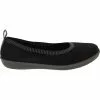 Clarks Ayla Paige Slip On Casual Shoes - Womens Black Grey