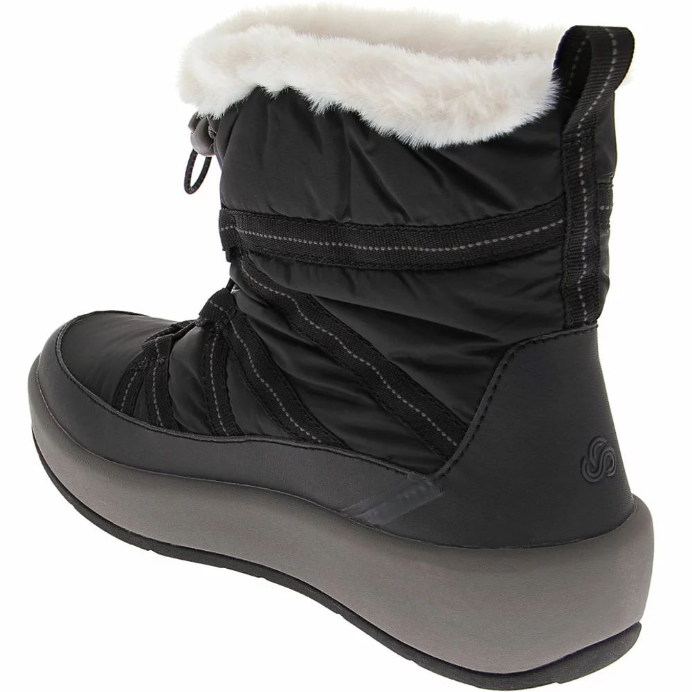 Clarks Step North Frost Winter Boots - Womens Black 3 Clarks Step North Frost Winter Boots - Womens Black - Image 3
