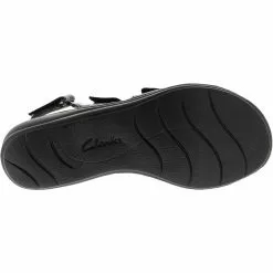 Clarks Leisa Melinda Sandals - Womens Black -Rogan‘s Shoes shop CX 26150052 BLK4