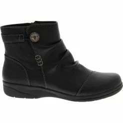Clarks Cheyn Zoe Ankle Boots - Womens Black