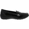 Clarks Cora Daisy Slip On Casual Shoes - Womens Black