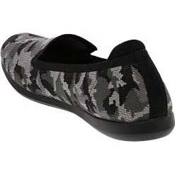 Clarks Carly Dream Slip On Casual Shoes - Womens Black Camo -Rogan‘s Shoes shop CX 26156279 XGY3