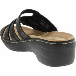 Clarks Merliah Karli Sandals - Womens Black -Rogan‘s Shoes shop CX 26158226 BLK3