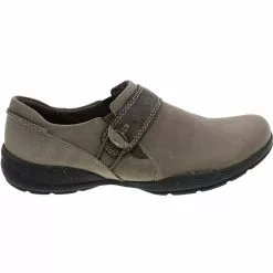 Clarks Roseville Dot Womens Slip On Casual Shoe Dark Taupe