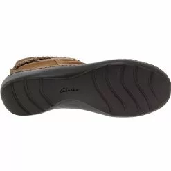 Clarks Cora Braidboot Ankle Boots - Womens Khaki -Rogan‘s Shoes shop CX 26162184 KHK4