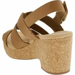 Clarks Giselle Beach Sandals - Womens Tan -Rogan‘s Shoes shop CX 26164788 TAN3