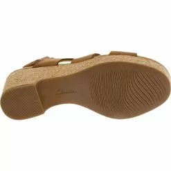 Clarks Giselle Beach Sandals - Womens Tan -Rogan‘s Shoes shop CX 26164788 TAN4