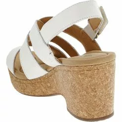 Clarks Giselle Beach Sandals - Womens White -Rogan‘s Shoes shop CX 26164788 WHT3