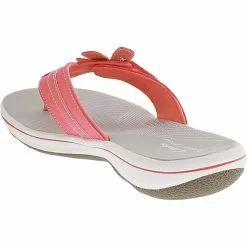 Clarks Brinkley Flora Sandals - Womens Coral 6 Clarks Brinkley Flora Sandals - Womens Coral -Rogan‘s Shoes shop CX 26165319 COR3