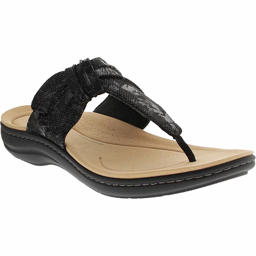 Clarks Laurieann Rae Sandals - Womens Black 2 Clarks Laurieann Rae Sandals - Womens Black - Image 2