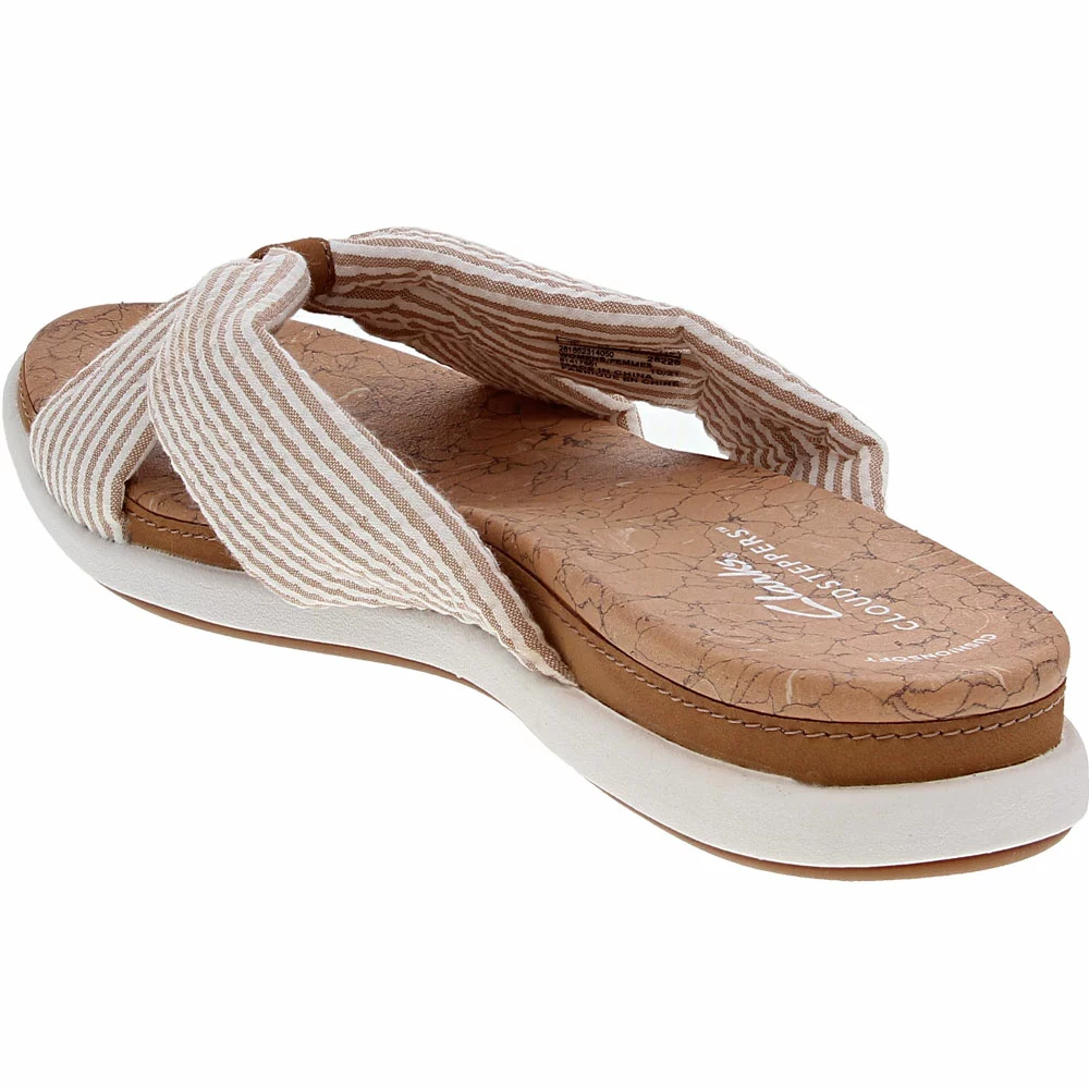 Clarks Eliza Shore Sandals - Womens Natural 3 Clarks Eliza Shore Sandals - Womens Natural - Image 3