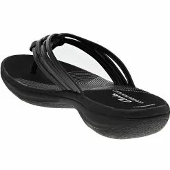 Clarks Breeze Coral Sandals - Womens Black Patent -Rogan‘s Shoes shop CX 26166610 XPT3