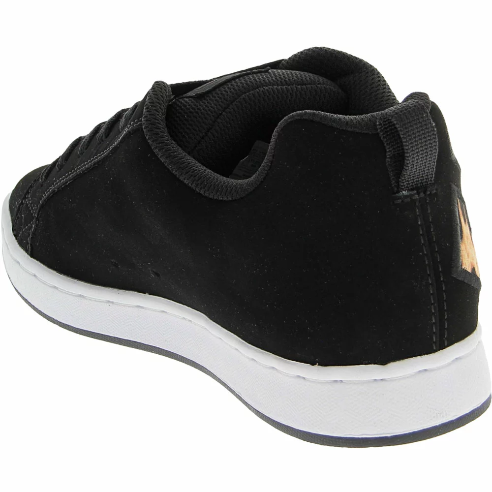 DC Shoes Court Graffik Skate Shoes - Womens Black White Black 3 DC Shoes Court Graffik Skate Shoes - Womens Black White Black - Image 3