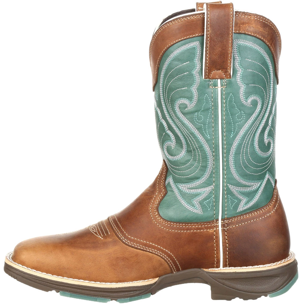 Durango Boots Durango Ultralite Western Boots Shoes - Womens Tan Emerald 3 Durango Boots Durango Ultralite Western Boots Shoes - Womens Tan Emerald - Image 3