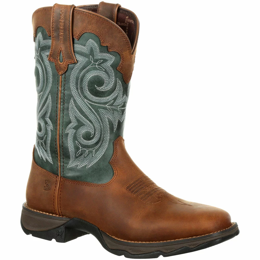 Durango Boots Durango Lady Rebel Evergreen Womens Western Boots Brown Evergreen 2 Durango Boots Durango Lady Rebel Evergreen Womens Western Boots Brown Evergreen - Image 2
