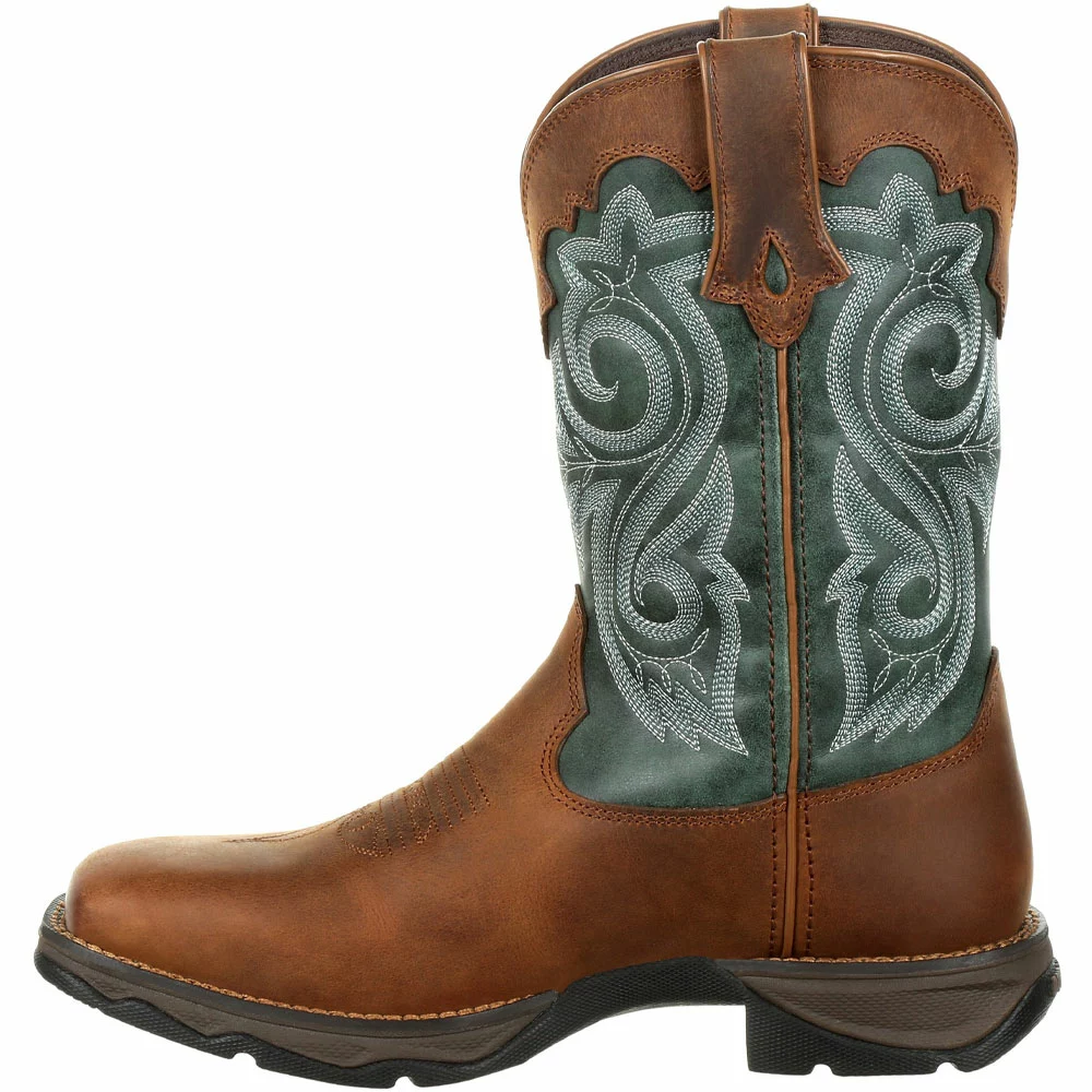 Durango Boots Durango Lady Rebel Evergreen Womens Western Boots Brown Evergreen 3 Durango Boots Durango Lady Rebel Evergreen Womens Western Boots Brown Evergreen - Image 3