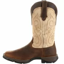 Durango Boots Durango Lady Rebel Taupe Womens Western Boots Bark Brown Taupe -Rogan‘s Shoes shop DG DRD0332 BRN3