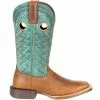 Durango Boots Durango Lady Rebel Pro Teal Womens Western Boots Wheat Tidal Teal